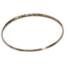 14ct Rolled Gold Softly Hammered Bangle