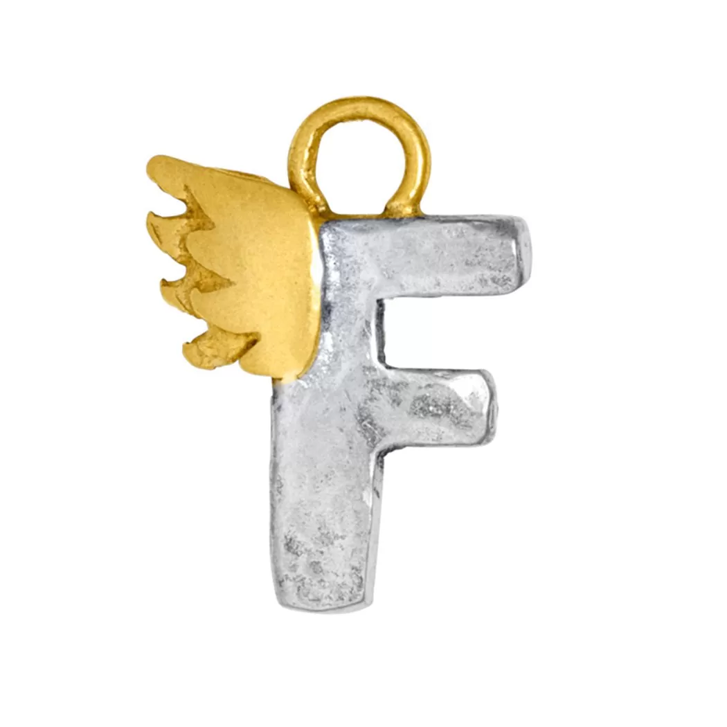 love letter f charm