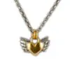 Sophie Harley Chubby Winged Heart Necklace