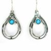 silver-earrings-small-flower-and-round-opal