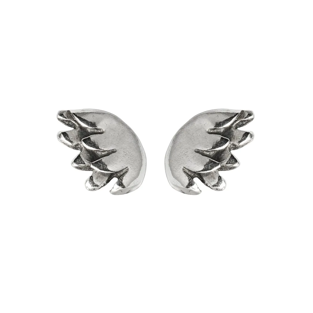 tiny wing earrings