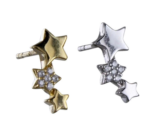 tri star earrings cover