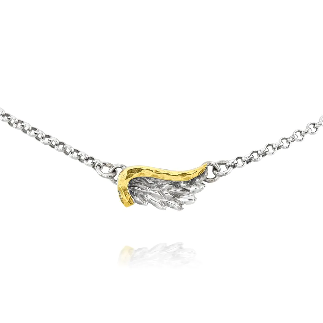 venetian wing link necklace