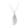 Silver Lily Petal Necklace