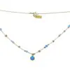 Opal Drop Gold Vermeil Necklace