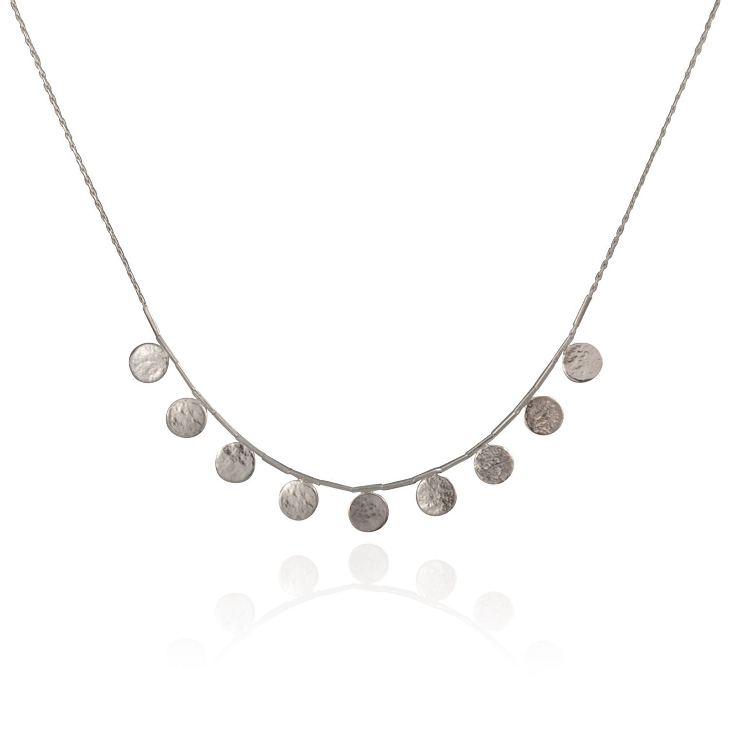 Textured Circle necklace