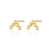 Pyramid Dot Studs (Silver or 18ct Gold Plate)