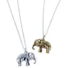 Elephant Necklace (Gold Plate or Sterling Silver)