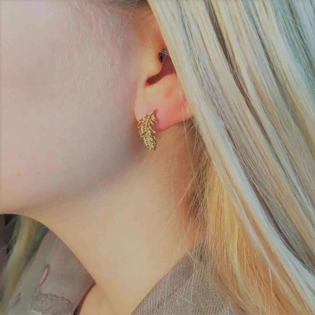 Feather Studs (Silver or Gold Plate)- Armed & Gorgeous