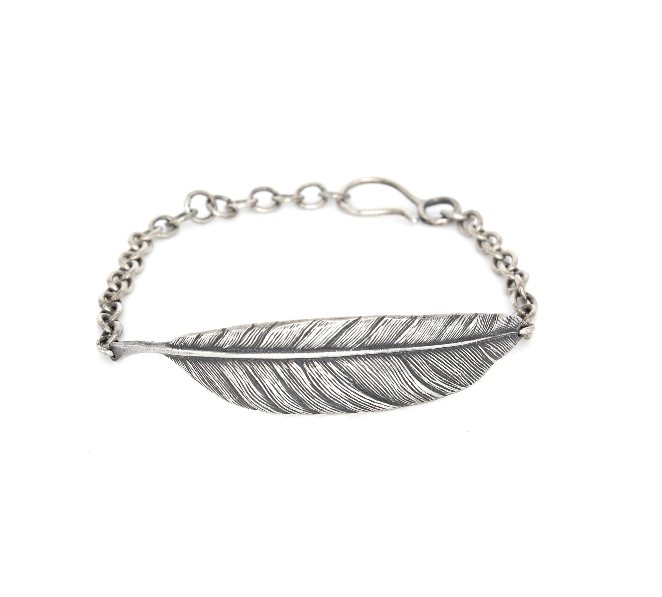 Feather Bracelet Armed & Handmade Jewellery UK