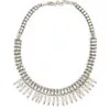 Silver Statement Tribal Necklace