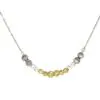 Silver and Gold Sparkle Bead Necklace