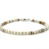 Bead Bracelet (Pearl, Silver, Copper, Brass)