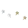 Shooting Star Studs (Silver or Gold Plated)