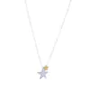 Twin Star Pendant Necklace
