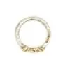 Fi Mehra Diamond Ring in 9ct Gold Setting with Fixed Gold Rings