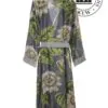 One Hundred Stars Dressing Gowns Passion Flower Grey