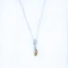 Dainty Feather Drop Necklace