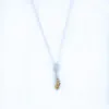 Dainty Feather Drop Necklace- Armed & Gorgeous