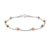 Silver and Rose Gold Fill Bracelet