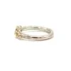 Fi Mehra Jewellery | Swiss Blue Topaz 9ct Rose Gold Bobble Silver Ring