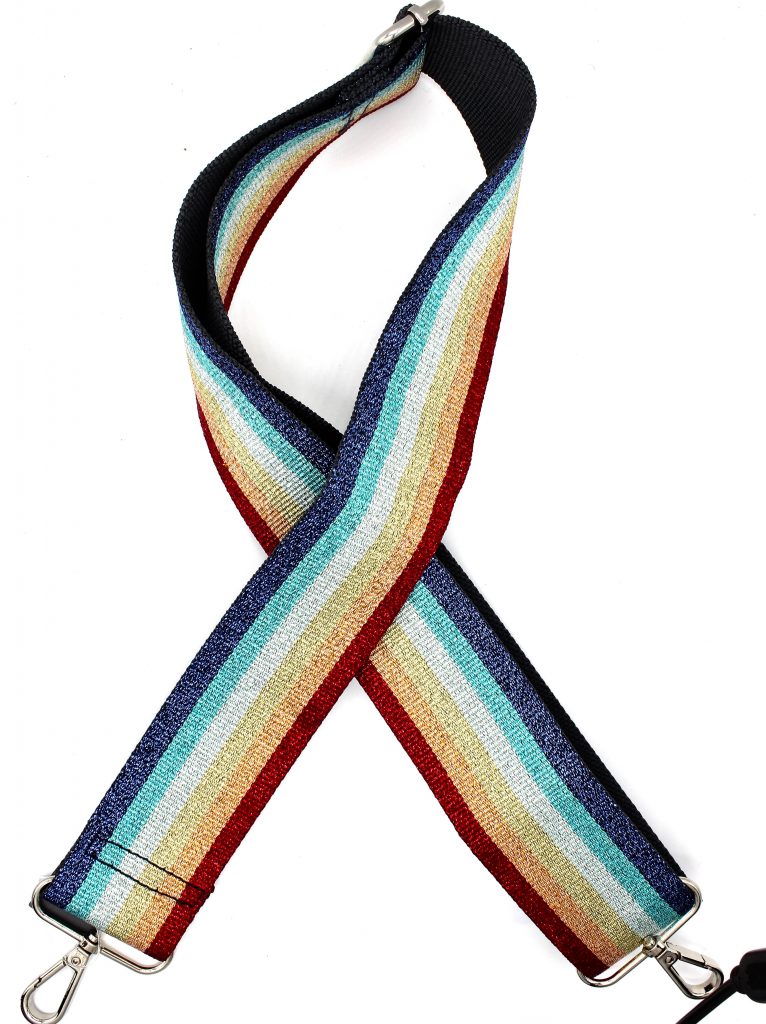 Glitter Rainbow Detachable Bag Strap Armed & Independent Jewellery and Gift Shop