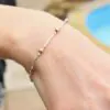 Silver and Rose Gold Fill Bracelet