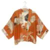One Hundred Stars Orange Stork Kimono