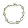Moonstone Gemstone Silver Bracelet