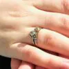 Adele Taylor Rings | Champagne White Diamond Ring