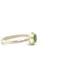 Adele Taylor – Silver & 18 ct Gold Green Beryl Ring