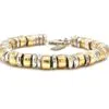 Luxury Rolled Gold and Silver Bracelet