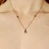 18ct Gold Sapphire Diamond Necklace