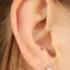 Gold Opal Earrings