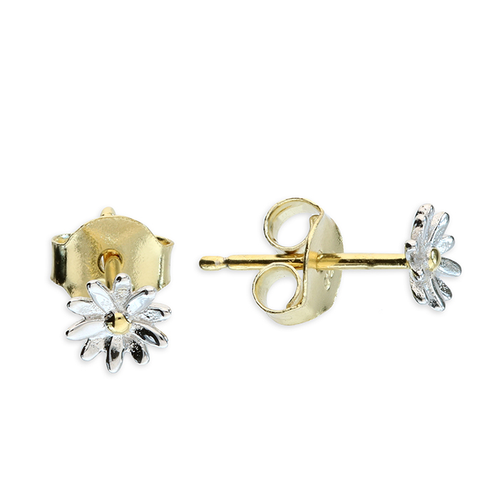 Sterling Silver Daisy Studs- Armed & Gorgeous