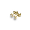 Gold Plated Hexagonal Cubic Zirconia Studs- Armed & Gorgeous