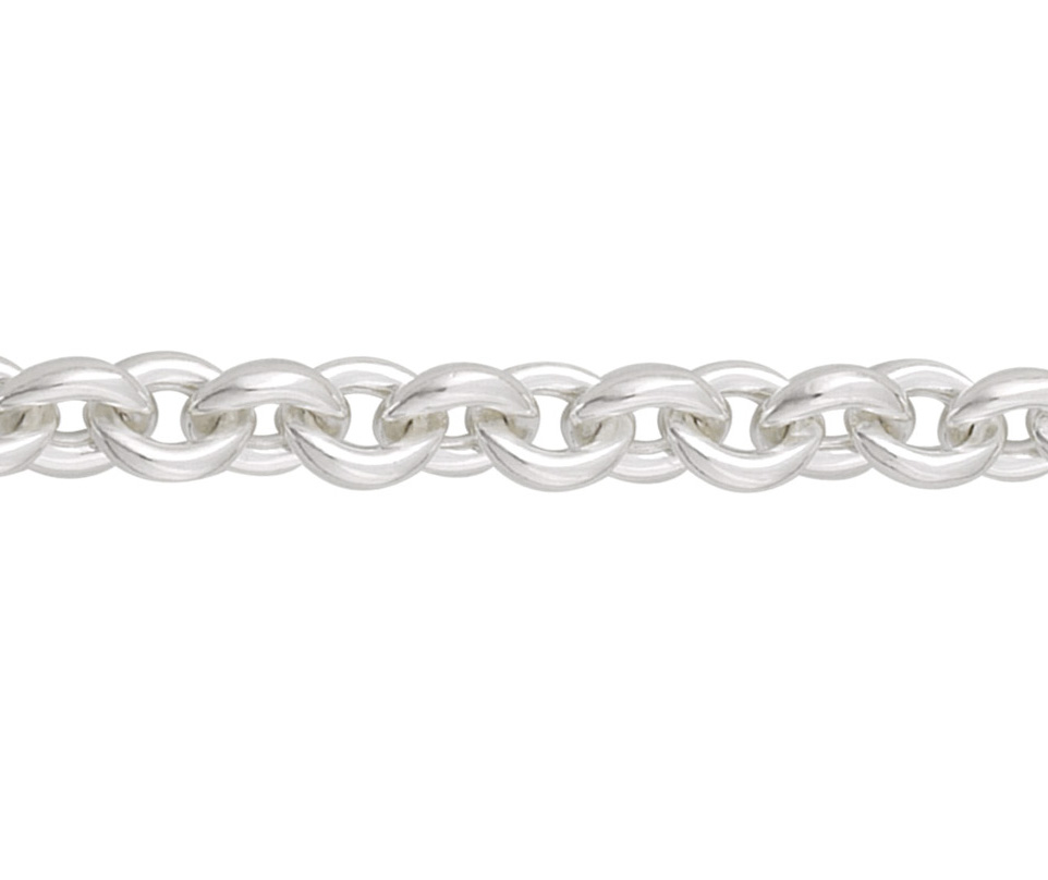 Sterling Silver Small Wide Trace Chain- Armed & Gorgeous
