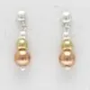 14ct Two-Tone Gold Fill and Silver Drops