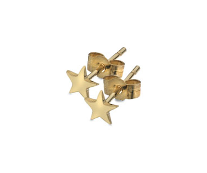 9ct Gold Star Studs- Armed & Gorgeous