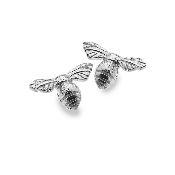 Silver Bee Studs- Armed & Gorgeous