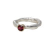 Rustic Ring With Pink Tourmaline In 9ct Gold Setting- Armed & Gorgeous