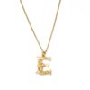 Floral Letter E Necklace- Armed & Gorgeous