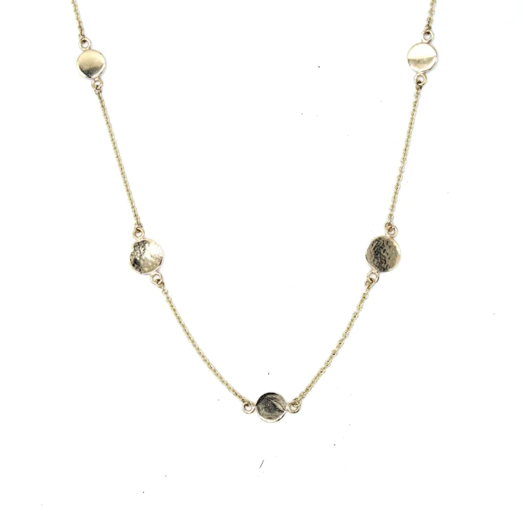 9ct Disc Necklace- Armed & Gorgeous