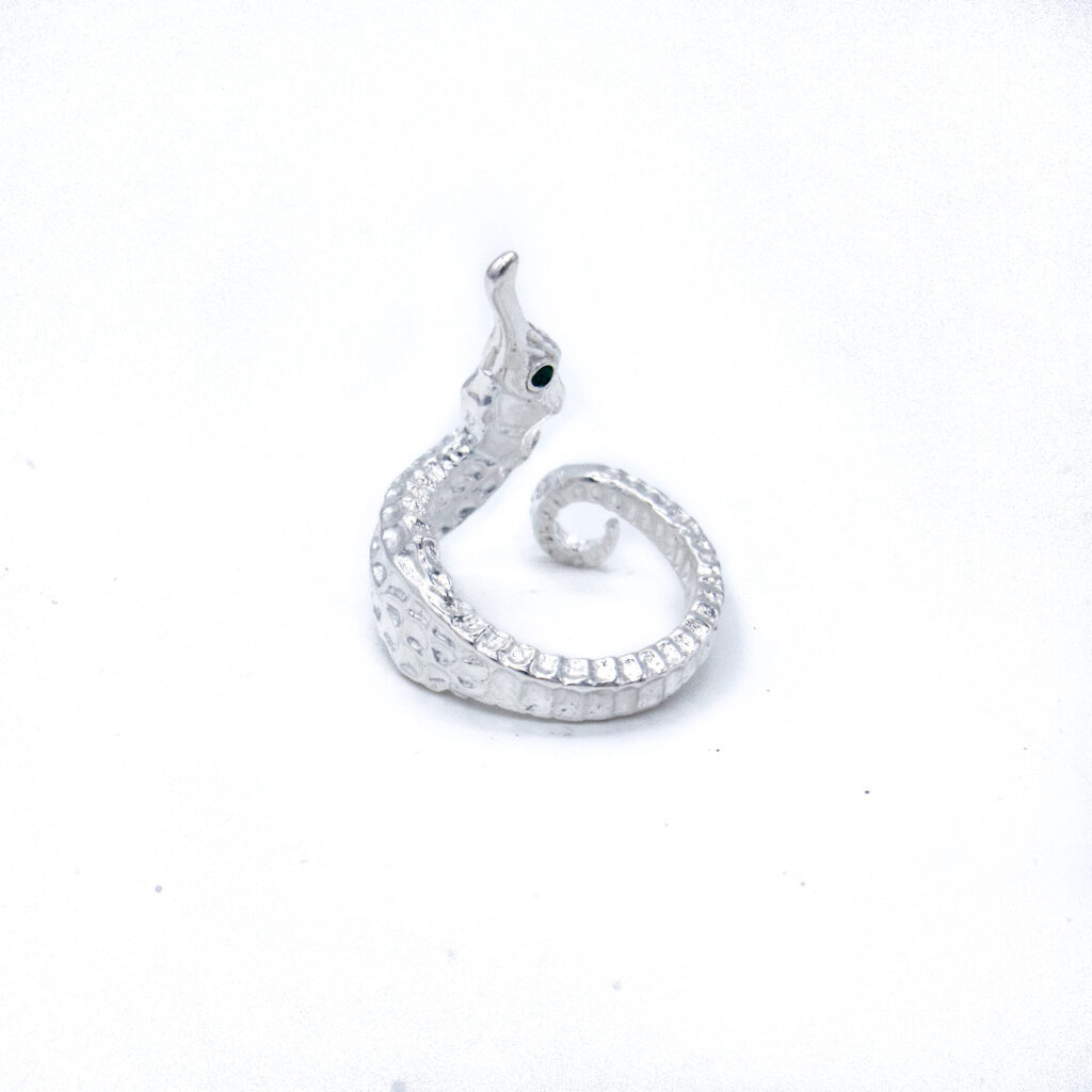 Sterling Silver Seahorse Ring- Armed & Gorgeous