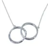 Large Twin Ring Necklace