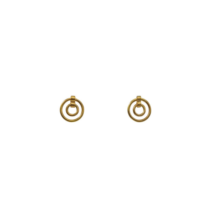 Catena Stud Earrings (Gold-Plating/Silver)- Armed & Gorgeous