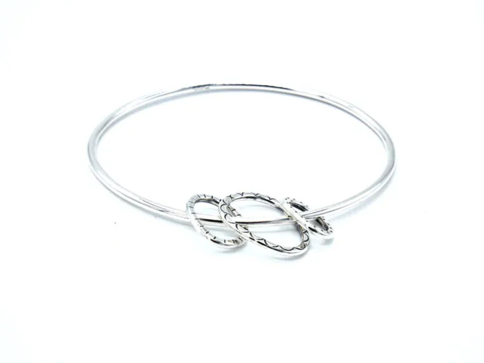 Oval Bangle With Three Hoops- Armed & Gorgeous