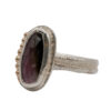 Watermelon Tourmaline Ring With Rose Gold Granulation