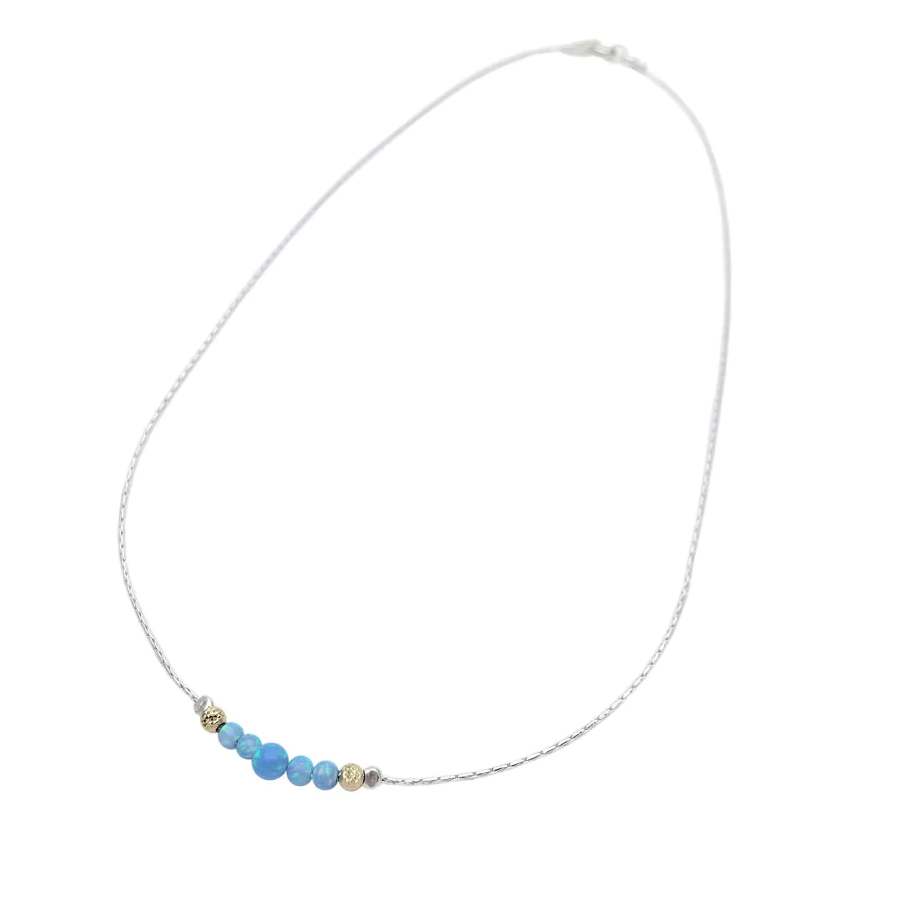 dainty opalite necklace
