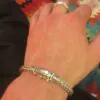 Unisex Indian Plaited Silver Bracelet